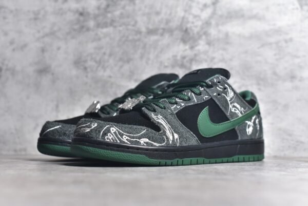 There Skateboards x Nike Dunk Low Graffiti art style collaboration    HF7743-001 - Image 2
