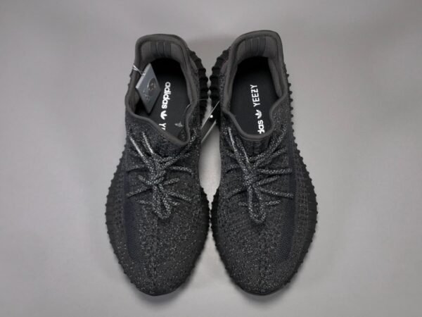 Adidas Yeezy Boost 350 V2 “BLACK STATIC”   FU9007 - Image 4
