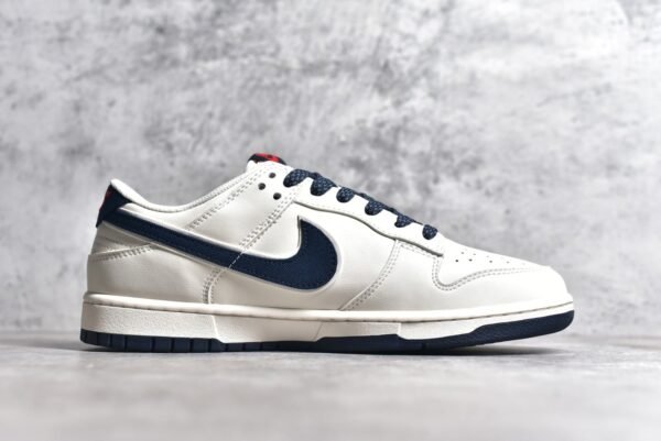Nike Dunk Low x Supreme Parisian Family Collaboration - Mi Bai Blue Canvas    XX2025-310 - Image 3