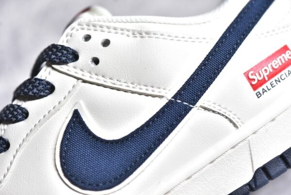 Nike Dunk Low x Supreme Parisian Family Collaboration - Mi Bai Blue Canvas    XX2025-310 - Image 12