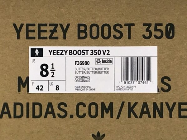 adidas yeezy 350 V2 boost  butter F36980 - Image 9