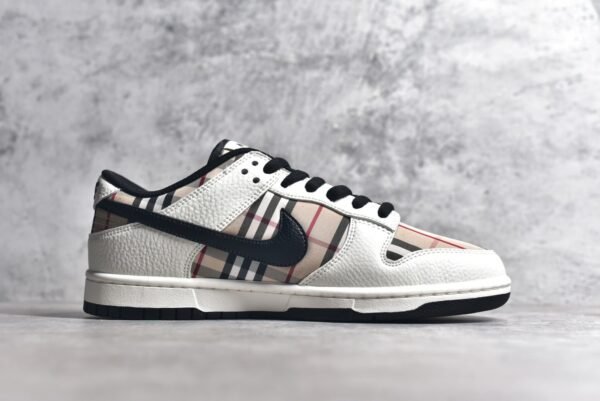 Nike Dunk Low x Supreme Co branded plaid fabric color scheme    SP1098-051 - Image 3