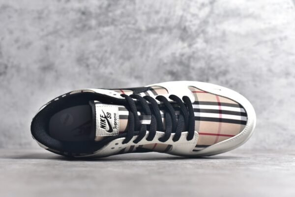 Nike Dunk Low x Supreme Co branded plaid fabric color scheme    SP1098-051 - Image 4
