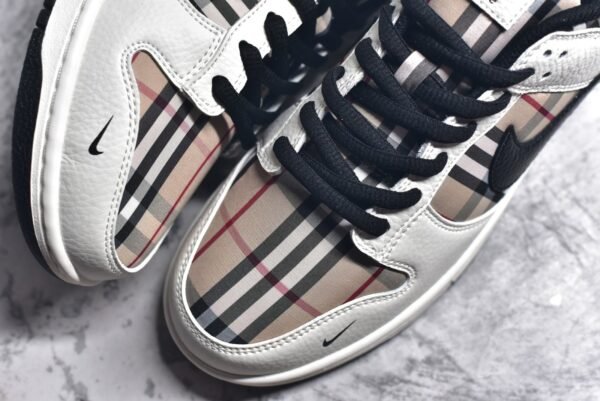 Nike Dunk Low x Supreme Co branded plaid fabric color scheme    SP1098-051 - Image 8