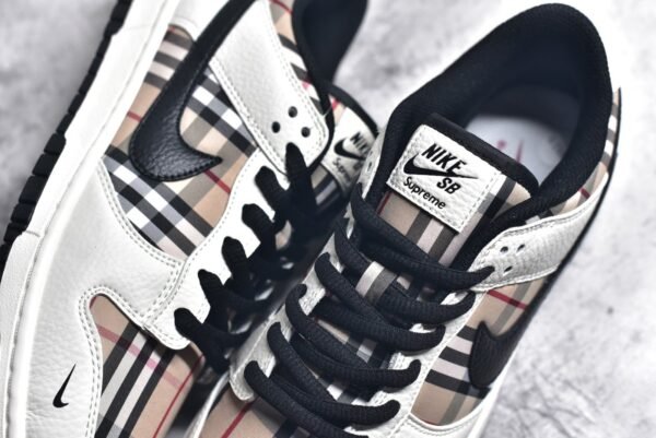 Nike Dunk Low x Supreme Co branded plaid fabric color scheme    SP1098-051 - Image 9