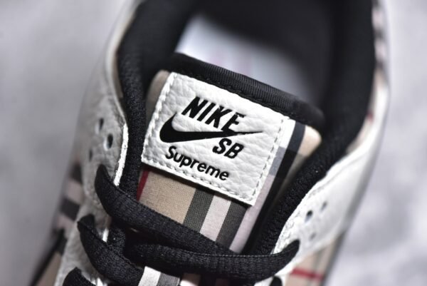 Nike Dunk Low x Supreme Co branded plaid fabric color scheme    SP1098-051 - Image 11