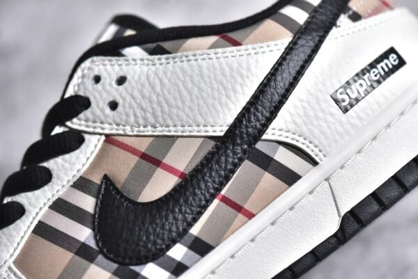 Nike Dunk Low x Supreme Co branded plaid fabric color scheme    SP1098-051 - Image 12