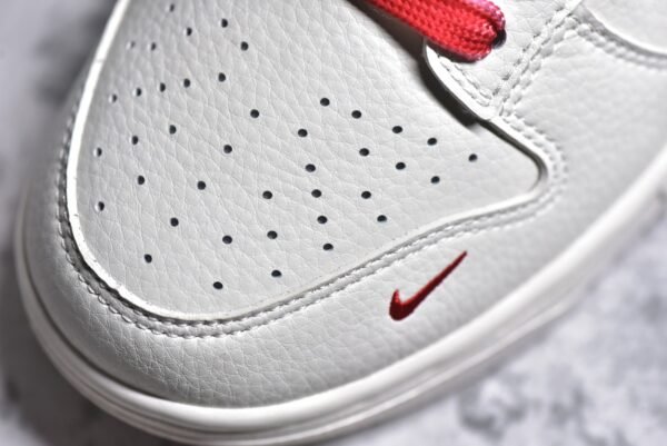 Nike Dunk Low x Supreme White and Red Three Hooks    BB8675-107 - Image 10
