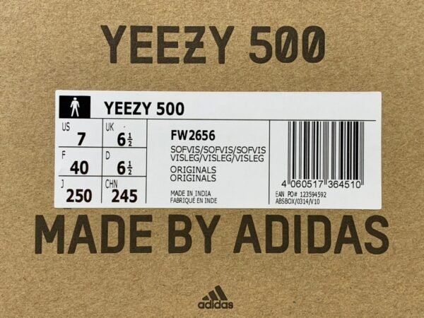 Adidas Yeezy 500  “Soft Vision”     FW2656 - Image 9
