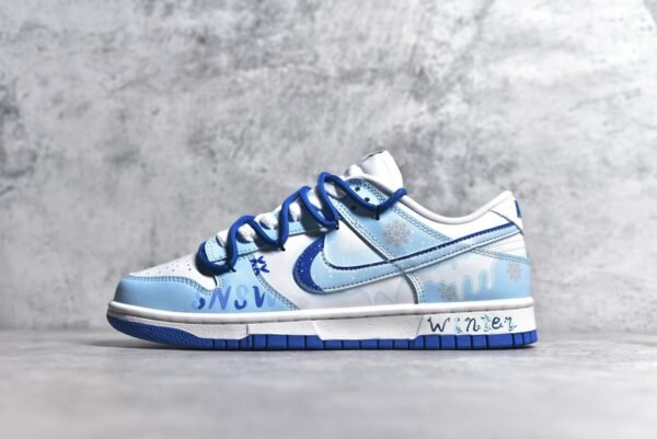 Nike Dunk Low Deconstructing the Winter Has Arrived in White and Blue    DV0831-104
