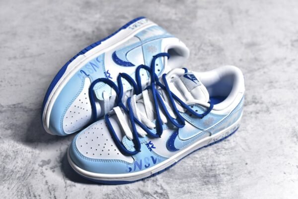 Nike Dunk Low Deconstructing the Winter Has Arrived in White and Blue    DV0831-104 - Image 7