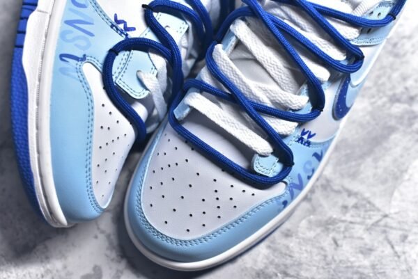 Nike Dunk Low Deconstructing the Winter Has Arrived in White and Blue    DV0831-104 - Image 8