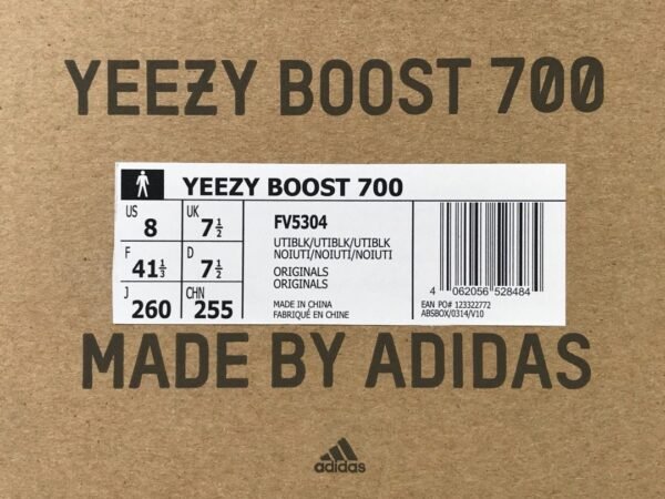 Adidas Yeezy 700 UTIBLK   FV5304 - Image 10