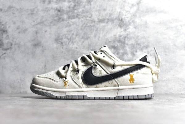 Nike SB Dunk Low LV collaboration - Grey Gold Violent Bear    SJ2068-227