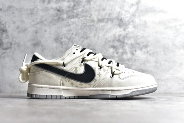 Nike SB Dunk Low LV collaboration - Grey Gold Violent Bear    SJ2068-227 - Image 3