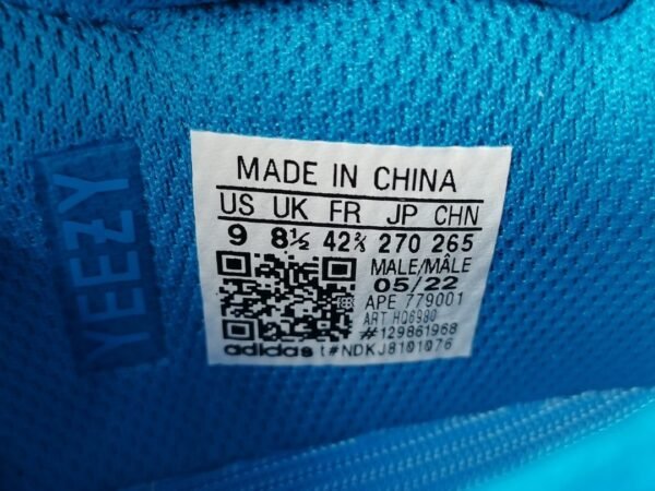 didas originals YEEZY BOOST 700＂Hi-Res Blue ＂  HQ6980 - Image 8