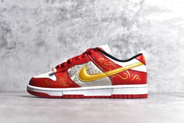 Nike SB Dunk Low Chinese style - Dragon and Phoenix Prosperity Wedding Shoes    FD9762-061