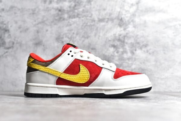 Nike SB Dunk Low Chinese Style - Dragon Year Limited Edition White and Red    FC1688-161 - Image 3