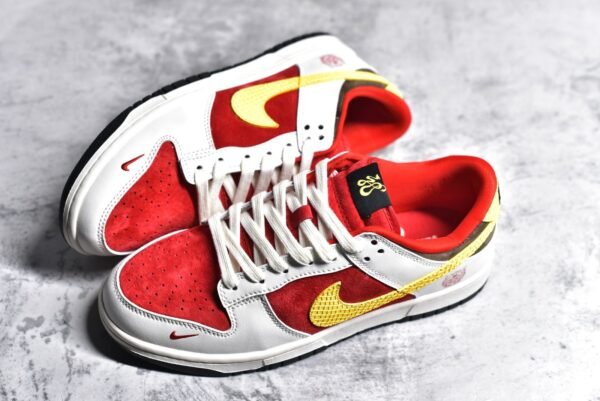 Nike SB Dunk Low Chinese Style - Dragon Year Limited Edition White and Red    FC1688-161 - Image 7
