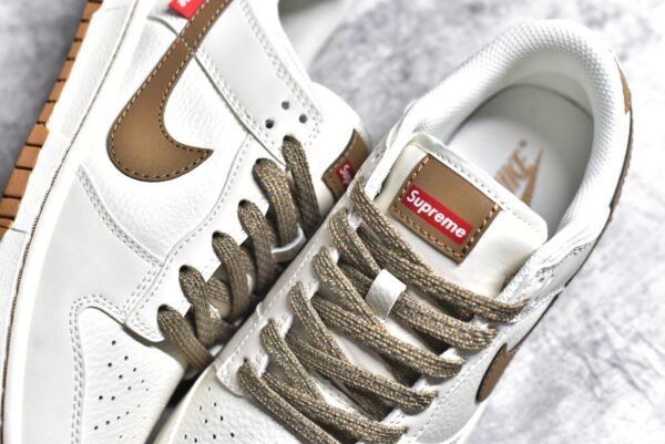 Nike SB Dunk Low x Supreme Rice Brown: The Ultimate Skateboard Shoes    FC1688-143 - Image 9