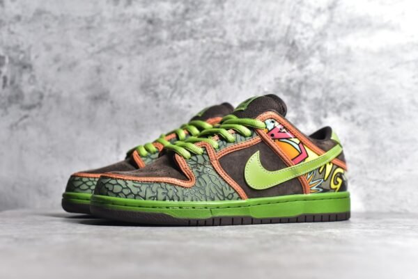Nike Dunk SB De La Soul Brown green sunflower    789841-332 - Image 2