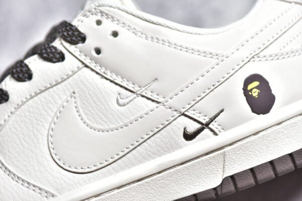 Nike SB Dunk Low BAPE Collaboration - White Brown Hook    XD6188-019 - Image 12