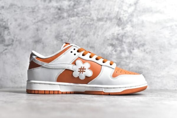 Nike SB Dunk Low Sunflower smiley face white orange    DG24440 - Image 3