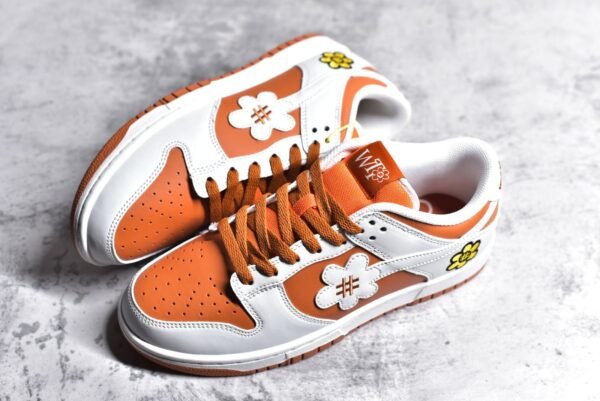 Nike SB Dunk Low Sunflower smiley face white orange    DG24440 - Image 7