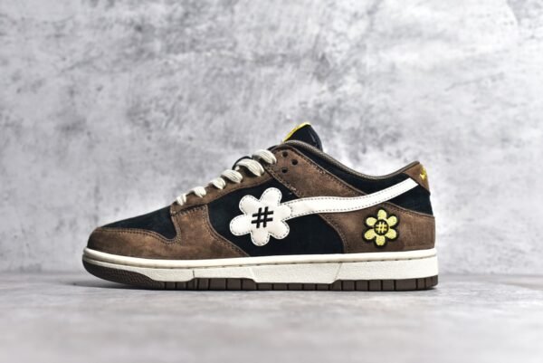 Nike SB Dunk Low Sunflower smiley face brown black    DG24440