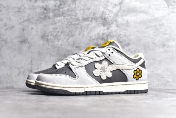 Nike SB Dunk Low Sunflower smiling face gray white    DG24440 - Image 2