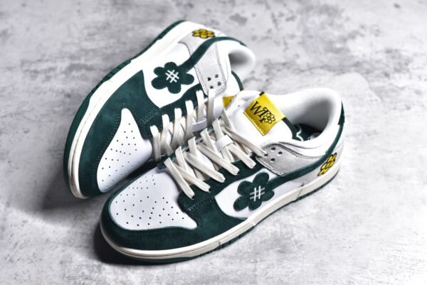 Nike SB Dunk Low Sunflower smiley face white green    DG24440 - Image 7