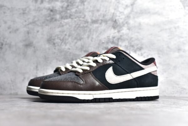 Nike SB Dunk Low Premium "Strummer" Black Brown    313170 006 - Image 2
