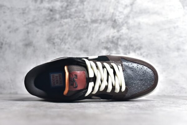 Nike SB Dunk Low Premium "Strummer" Black Brown    313170 006 - Image 4