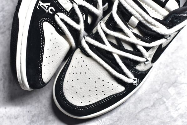 Nike SB Dunk Low LV collaboration - Luminous Rice White Black    FC1688-137 - Image 8