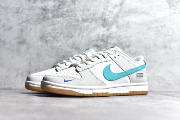 Nike SB Dunk Low x Supreme Co branded - Rice White Light Green    DD1391-118 - Image 2