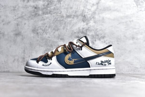 Nike SB Dunk Low Black sugar milk tea print     DD1391-100