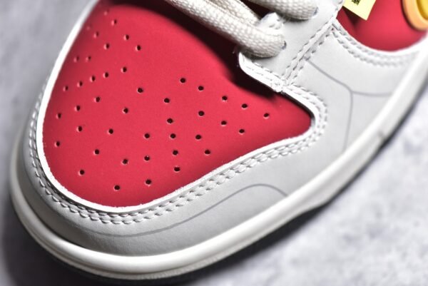 Nike SB Dunk Low Saint Seiya collaborates in white, red, and yellow    ZD2356-157 - Image 10
