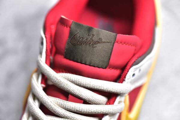 Nike SB Dunk Low Saint Seiya collaborates in white, red, and yellow    ZD2356-157 - Image 11