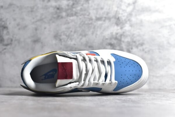 Nike SB Dunk Low Saint Seiya Collaboration - White, Blue, and Yellow    ZD2356-151 - Image 4