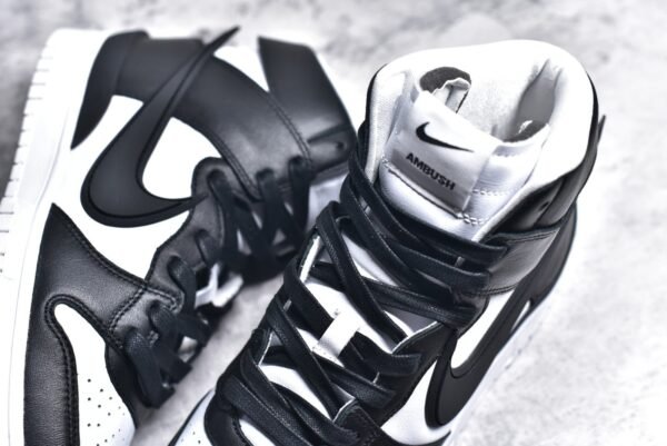 Nike Dunk High x AMBUSH Black White    CU7544-001 - Image 9