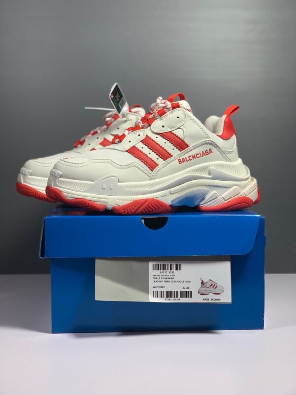 Adidas x Balenciaga  Triple S Sneaker Red - Image 9