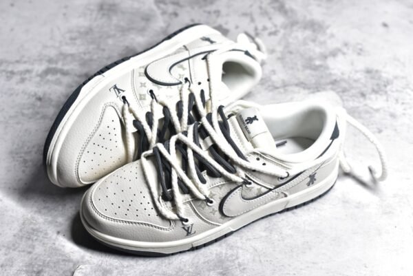 Nike SB Dunk Low LV collaboration - Grey Violent Bear    FC1688-136 - Image 7
