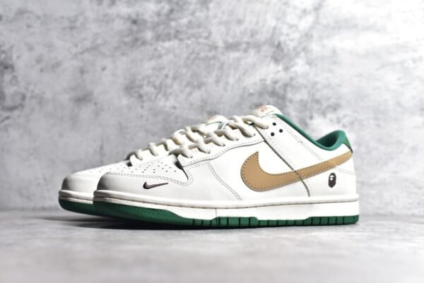 Nike SB Dunk Low BAPE Collaboration - Mi Bai Green    XH0923-154 - Image 2