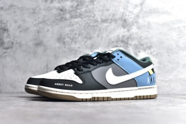 Nike SB Dunk Low Beatles Collaboration - White and Blue    PU6652-123 - Image 2