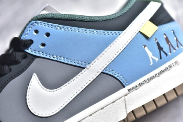 Nike SB Dunk Low Beatles Collaboration - White and Blue    PU6652-123 - Image 12