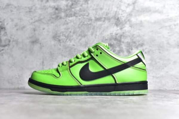 Nike SB Dunk Low x Powerpuff Girls Buttercup green    FZ8319-300