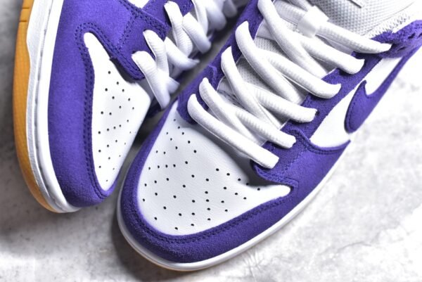 Nike SB Dunk Low Pro White Purple Gum    DV5464-500 - Image 8