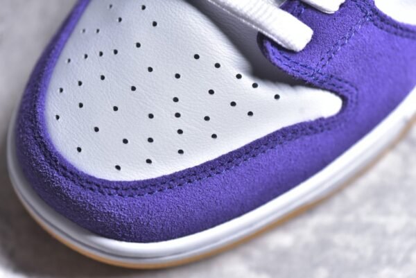 Nike SB Dunk Low Pro White Purple Gum    DV5464-500 - Image 10