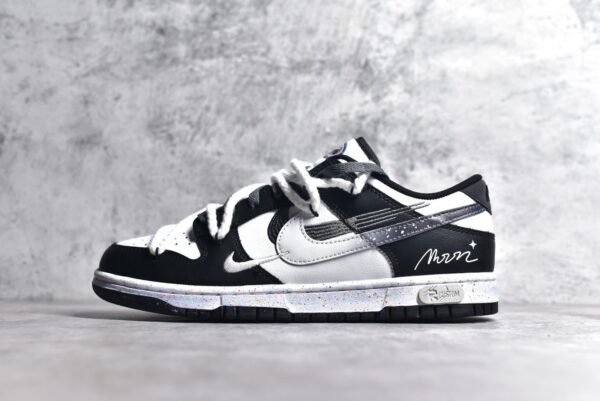 Nike SB Dunk Low Grey Black Splash Ink Reverse Triple Hook    FD4623-160