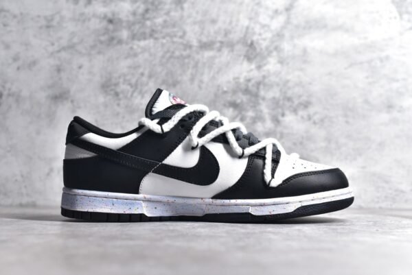 Nike SB Dunk Low Grey Black Splash Ink Reverse Triple Hook    FD4623-160 - Image 3